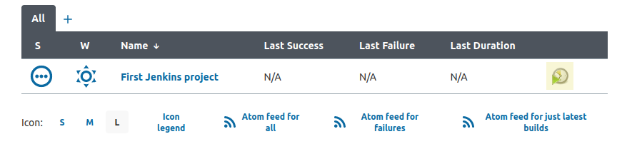jenkins first job build highlight